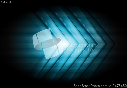 Image of Bright abstract arrows tech vector background