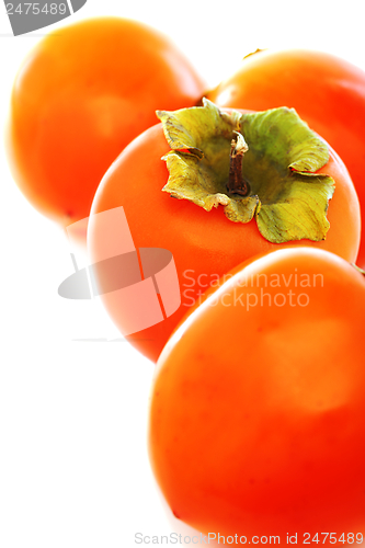 Image of Persimmon close up. 