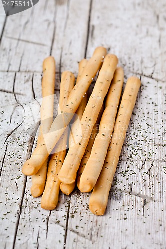 Image of bread sticks grissini 