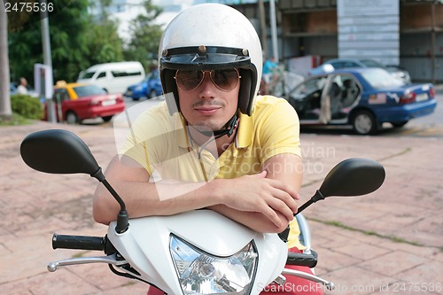 Image of Scooter rider