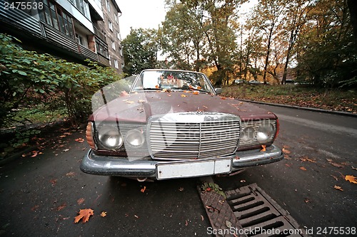 Image of Old damaged car