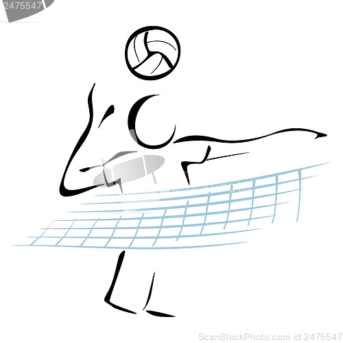 Image of Volleyball player
