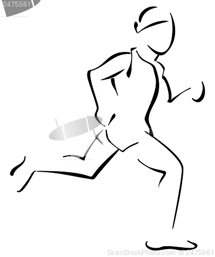 Image of Running man