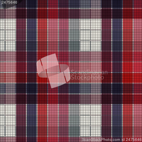 Image of Plaid fabric