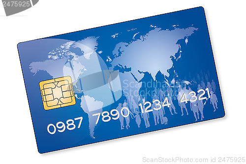 Image of Blue Credit Card