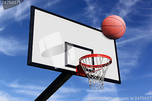 Image of panel of basketball