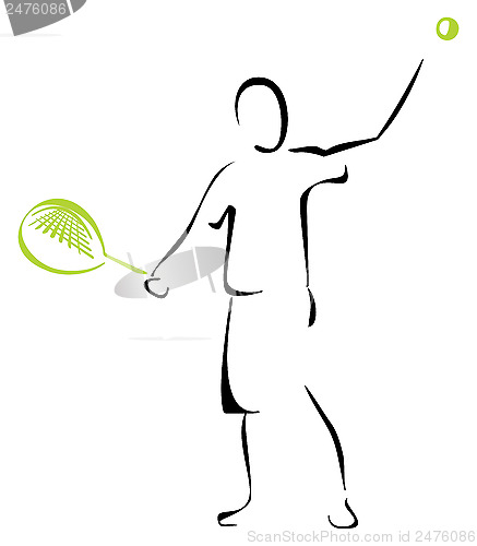 Image of Tennis player