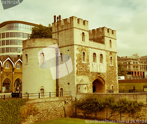 Image of Retro looking Tower of London