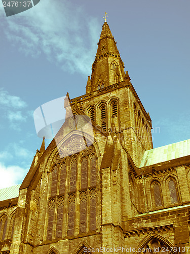 Image of Retro look Glasgow cathedral