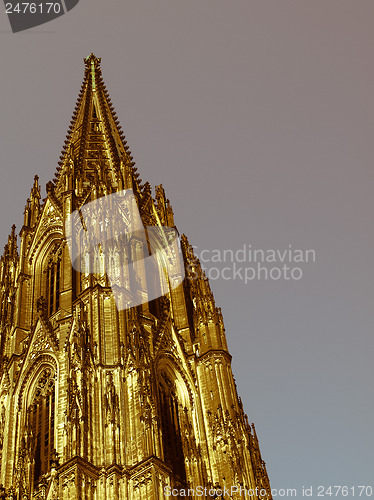 Image of Retro looking Koeln Dom