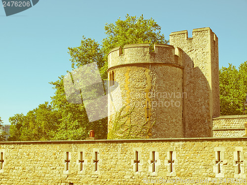 Image of Retro looking Tower of London