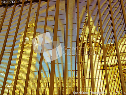 Image of Retro looking Houses of Parliament