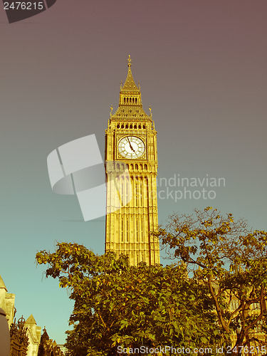 Image of Retro looking Big Ben