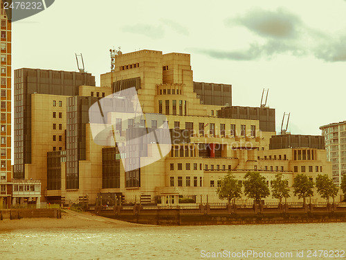 Image of Retro looking British Secret Service buidling