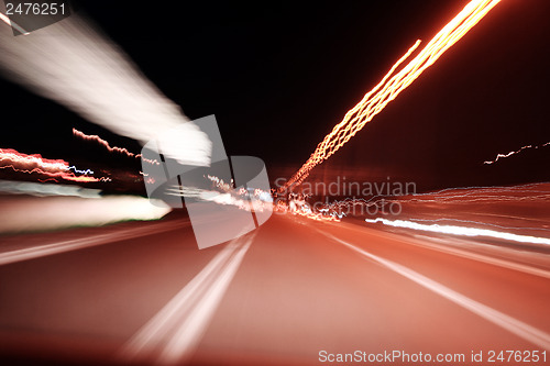 Image of Night on the road