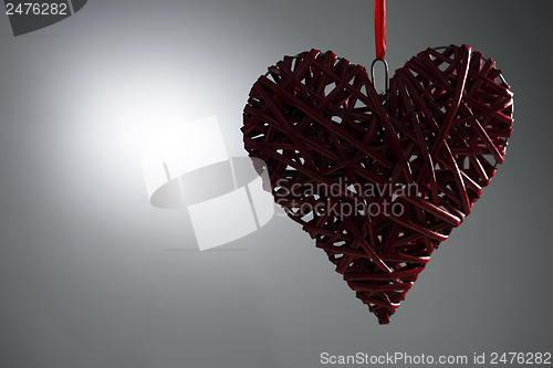 Image of Hand made red heart