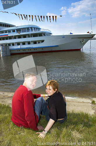 Image of smiling happy couple