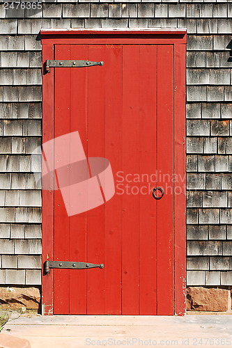 Image of Red door