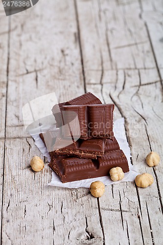 Image of chocolate and nuts 