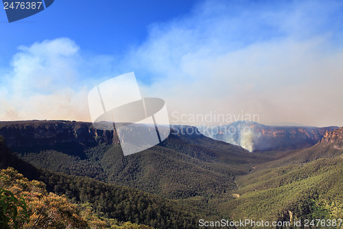 Image of Fires in Blue Mountains Australia