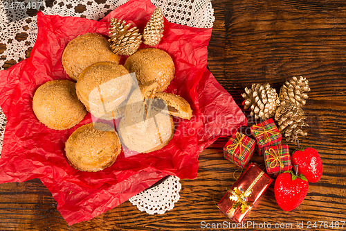 Image of Festive pumpkin cookies