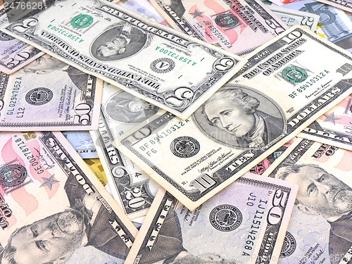 Image of Money background dollar notes