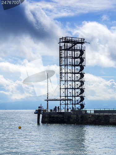 Image of belvedere at lake Bodensee