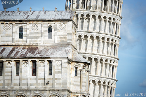 Image of Closeup Leaning Tower