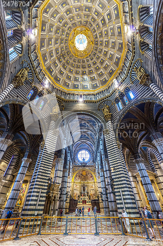 Image of Indoor of the cathedral in Siena