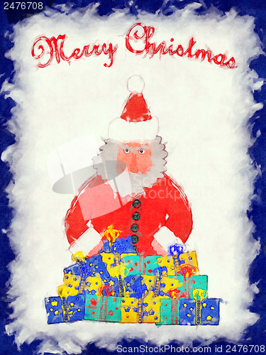 Image of Santa Claus on Christmas