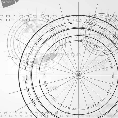 Image of Elegant technology vector design
