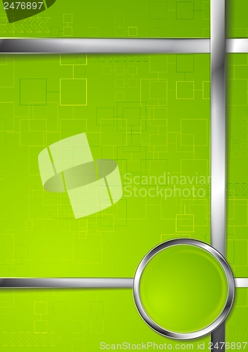 Image of Colourful hi-tech vector background