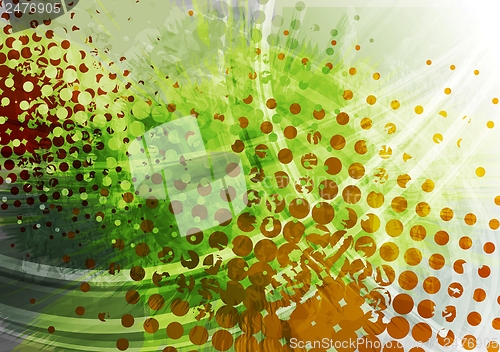 Image of Colourful grunge vector illustration