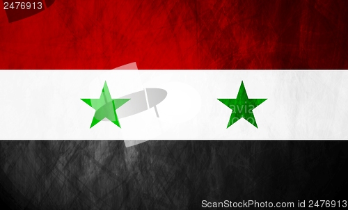 Image of Syrian grunge flag