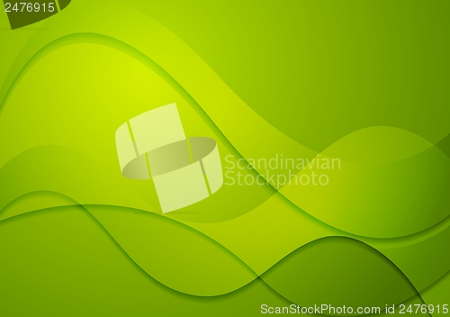 Image of Colourful vector abstract wavy background