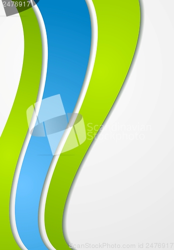 Image of Colourful waves background