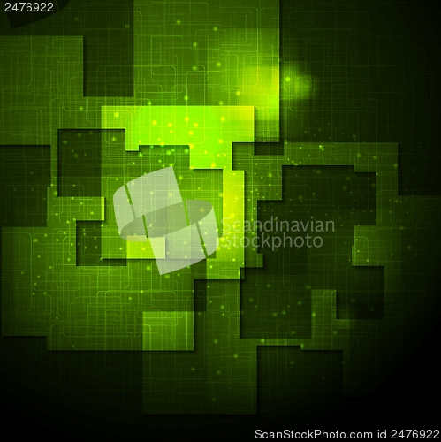 Image of Abstract hi-tech vector design
