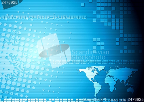 Image of Colourful vector tech design
