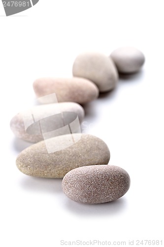 Image of gray stones in a row