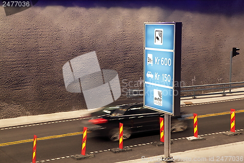 Image of The Hardanger bridge toll station