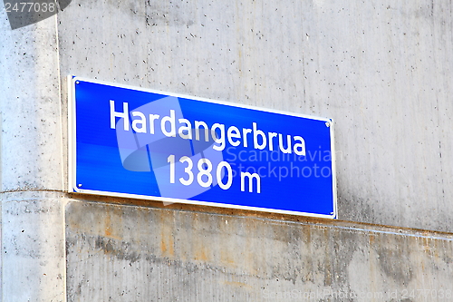 Image of The Hardanger bridge