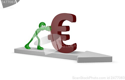 Image of pushing euro