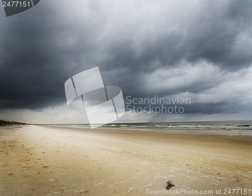 Image of Ocean Beach Before Rain
