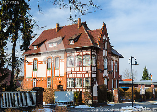 Image of Exterior of splendid traditional european family villa