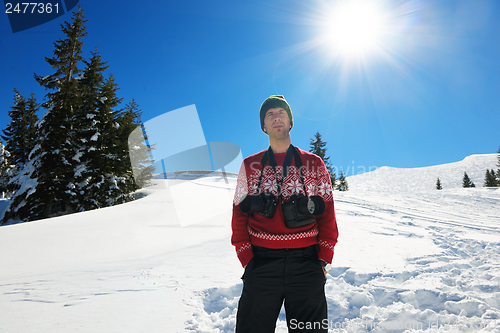 Image of photographer portrait at winter