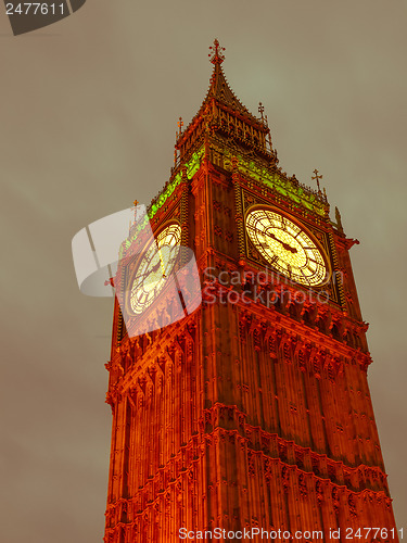 Image of Retro looking Big Ben