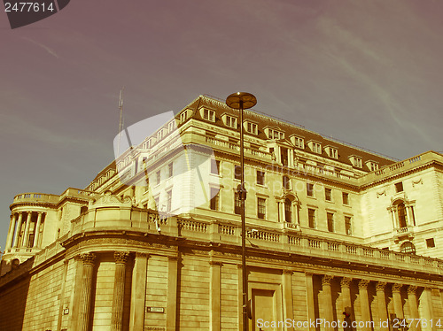 Image of Retro looking Bank of England