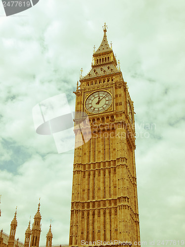 Image of Retro looking Houses of Parliament