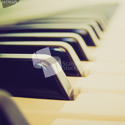 Image of Retro look Music keyboard