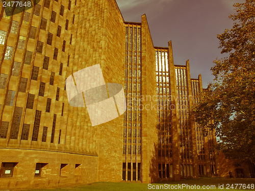 Image of Retro looking Coventry Cathedral